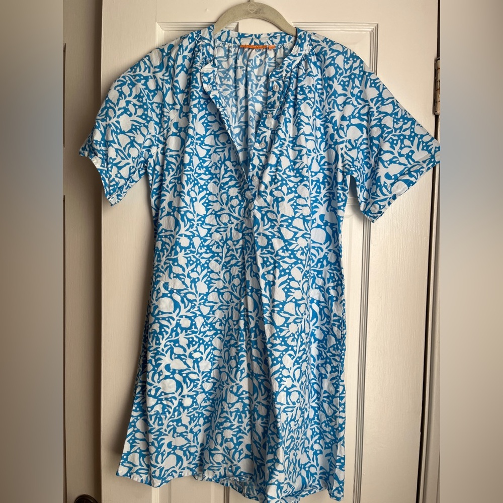 Oliphant Blue Mini Dress